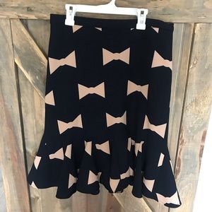 A-line bow skirt